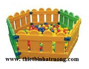 Bể bóng lục lăng 2 màu